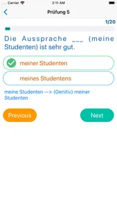 German Grammar A1-A2-B1-B2 screenshot 4