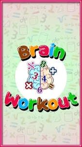 Math Game : Brain Workout screenshot 0