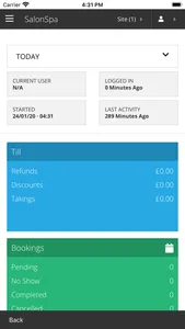 SalonTracker - SiteView screenshot 2