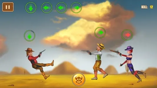 Gun Blood Cowboy Duel screenshot 2