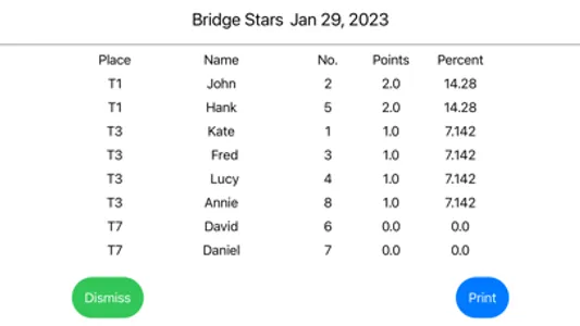 Duplicate Bridge Match Scoring screenshot 7