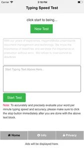 Typing Speed Check screenshot 0