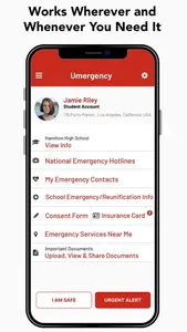 Umergency App screenshot 1