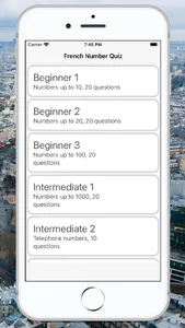 French Number Quiz screenshot 2