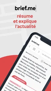 Brief.me : l'actu qui compte screenshot 0