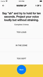 Loud and Clear Voice Fitness screenshot 2