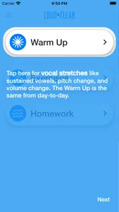 Loud and Clear Voice Fitness screenshot 4