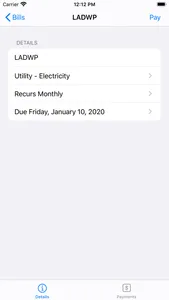 Bill Payments screenshot 1