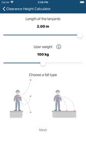 Fall Heights Calculator screenshot 1