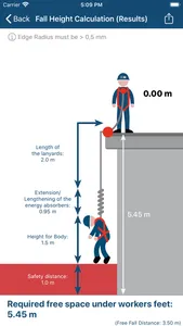 Fall Heights Calculator screenshot 5