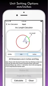 Arc Calculator Pro screenshot 3