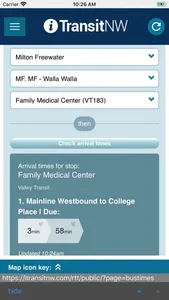 Walla Walla Valley Transit screenshot 1