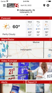 WISH-TV Weather screenshot 0