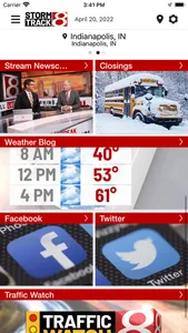 WISH-TV Weather screenshot 1