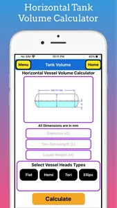 Tank Volume Calculator Pro screenshot 1