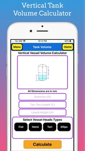 Tank Volume Calculator Pro screenshot 2