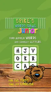 Spike's Word Game Junior screenshot 1