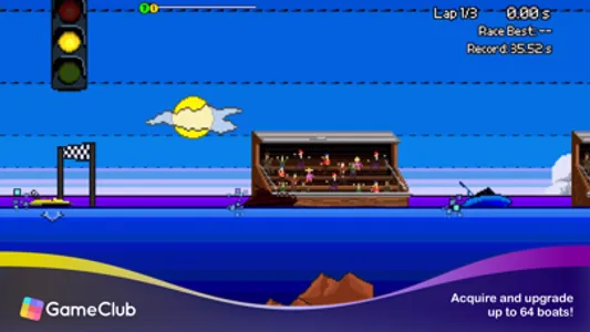 Pixel Boat Rush - GameClub screenshot 2