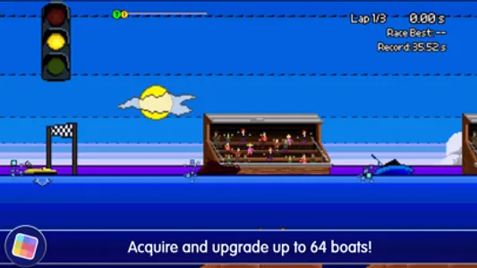 Pixel Boat Rush - GameClub screenshot 3