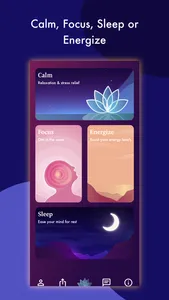 VIBE: Calm, Focus, Sleep screenshot 1