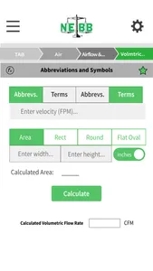 NEBB Calculator screenshot 0