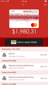 Southgate Wallet screenshot 0