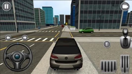 City Car Driving Parking Test screenshot 1