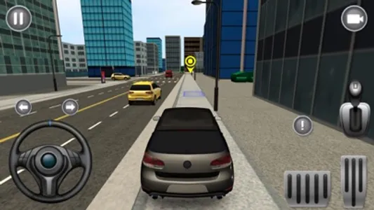 City Car Driving Parking Test screenshot 2