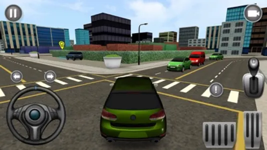 City Car Driving Parking Test screenshot 8