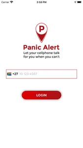 Panic Alert App screenshot 1