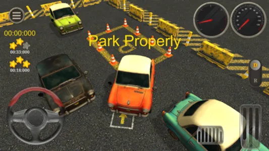 Vintage Car Parking screenshot 0