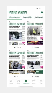 Kainuun Sanomat screenshot 1