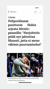 Kainuun Sanomat screenshot 2