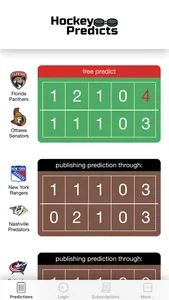 HockeyPredicts screenshot 0