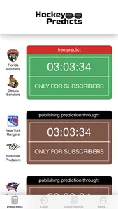 HockeyPredicts screenshot 2