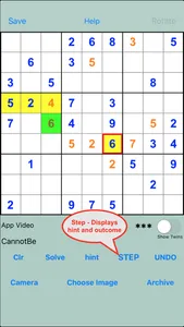 Camera Sudoku screenshot 1