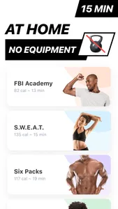 Fitness Planet - Home Workout screenshot 1