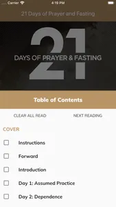 21 Days of Prayer and Fasting screenshot 1