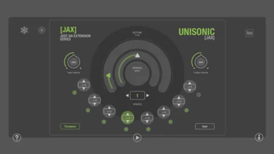 JAX Unisonic (Audio Unit) screenshot 1