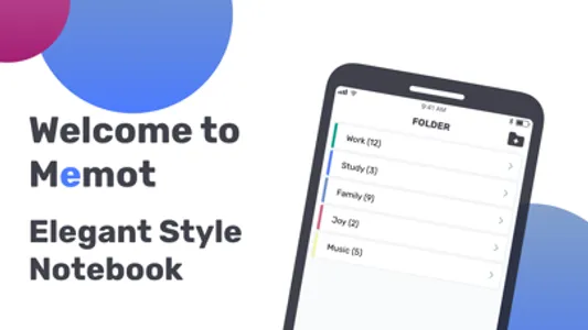 Memot | Elegant Memo  App screenshot 0