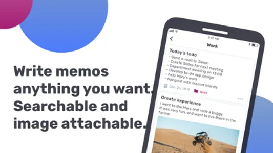 Memot | Elegant Memo  App screenshot 1