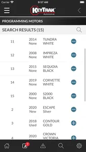 KeyTrak Automotive screenshot 1