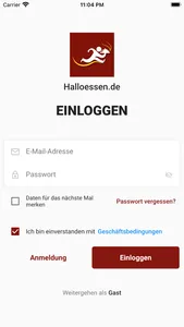 Halloessen.de: Food Delivery screenshot 1