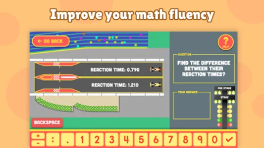 Math Fluency with Sports: +,– screenshot 5