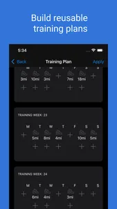 Training Plan: Fitness tracker screenshot 3