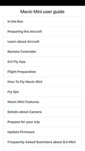 User guide for Mavic Mini screenshot 0