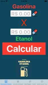 Combustível Calculadora screenshot 1