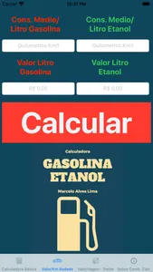 Combustível Calculadora screenshot 2