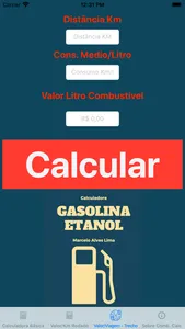Combustível Calculadora screenshot 3