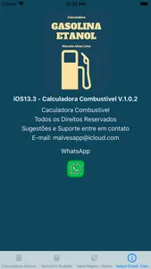 Combustível Calculadora screenshot 4